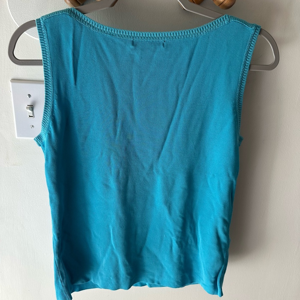 90s Beaded Butterfly Knit Tank - Picture 5 of 6